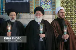 علم الهدی در مراسم شهادت امام رضا/عکس