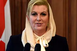 تصاویری از رئیس جمهور کرواسی که به ایران می‌آید