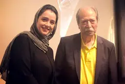 ترانه علیدوستی در کنار استاد علی نصیریان