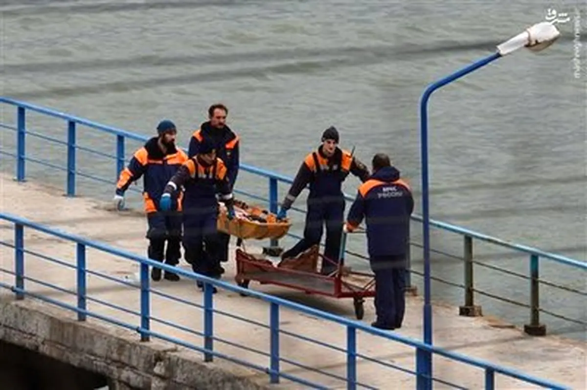 اجساد جانباختگان حادثه هواپیمای روسی/تصاویر