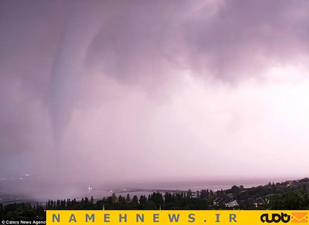 تصاویر خیره‌کننده از طوفان در اوکراین