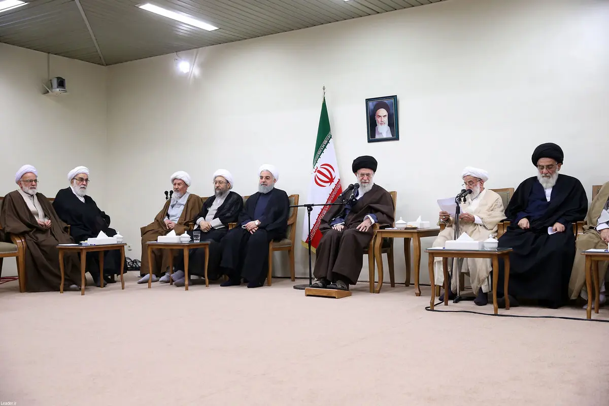 تصاویری از دیدار رئیس و اعضای مجلس خبرگان رهبری با رهبر انقلاب