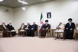 تصاویری از دیدار رئیس و اعضای مجلس خبرگان رهبری با رهبر انقلاب