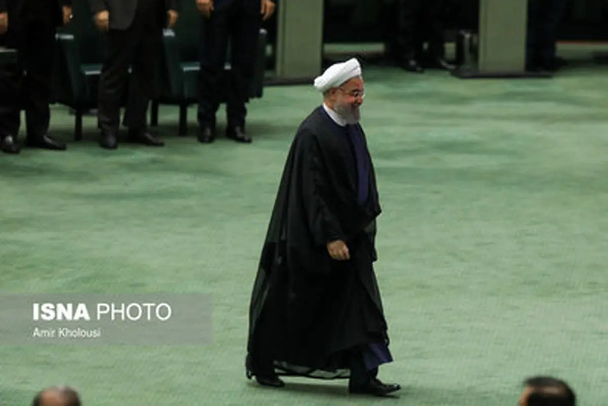 حضور روحانی در آخرین جلسه رای اعتماد/ تصاویر