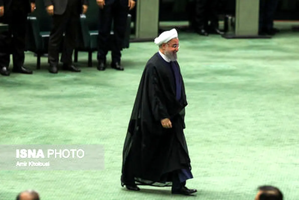 حضور روحانی در آخرین جلسه رای اعتماد/ تصاویر