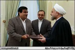 دیدار روحانی با وزیر حمل و نقل هند/تصاویر