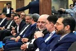 حضور ناگهانی ظریف در دانشگاه علامه طباطبایی + عکس