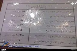عکس / قیمت قبر در حرم امام رضا (ع)