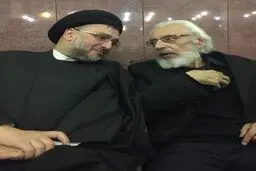 محمدعلی ابطحی در کنار جمشید مشایخی/ عکس