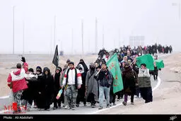 حواشی پیاده روی زائران حرم رضوی/تصاویر