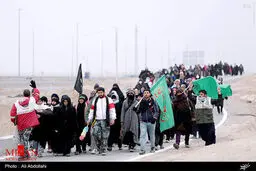 حواشی پیاده روی زائران حرم رضوی/تصاویر