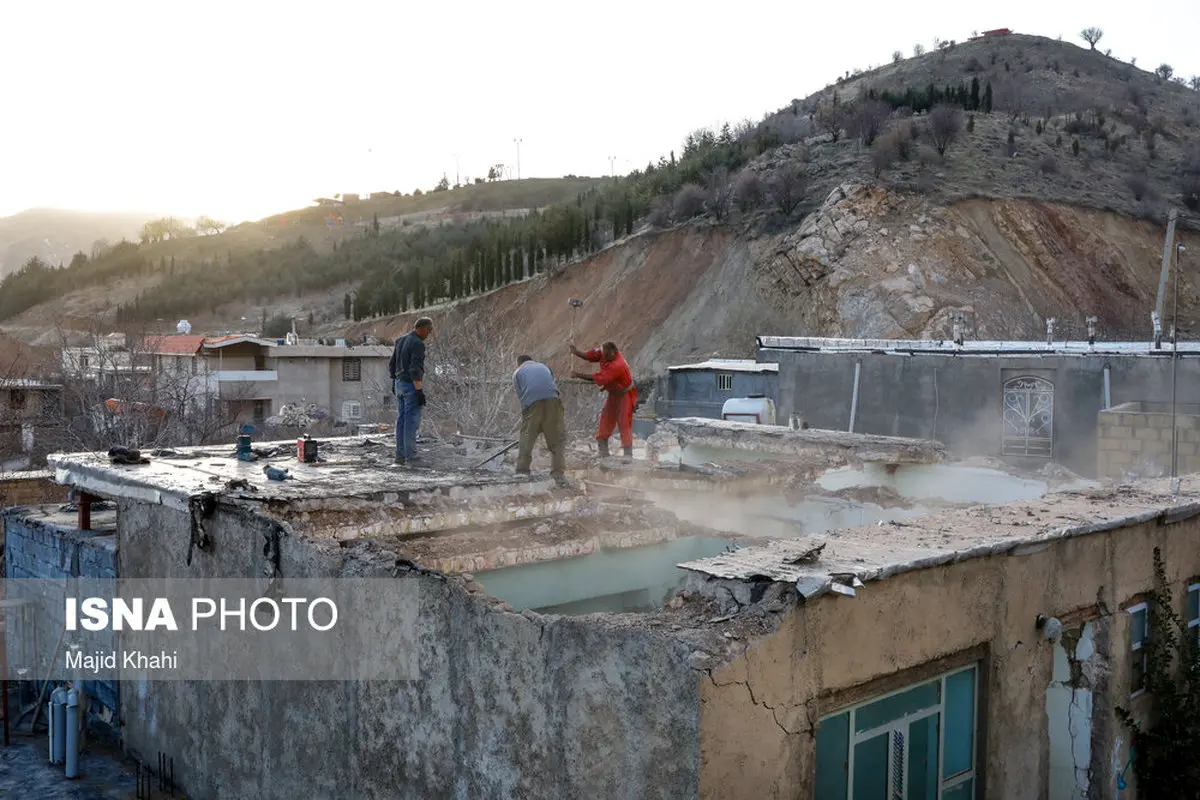 تصاویر منتشر شده از سی‌سخت بعد از زلزله