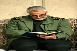 سردار سلیمانی در مراسم ترحیم آیت الله هاشمی/عکس