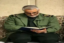 سردار سلیمانی در مراسم ترحیم آیت الله هاشمی/عکس