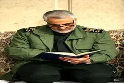 سردار سلیمانی در مراسم ترحیم آیت الله هاشمی/عکس