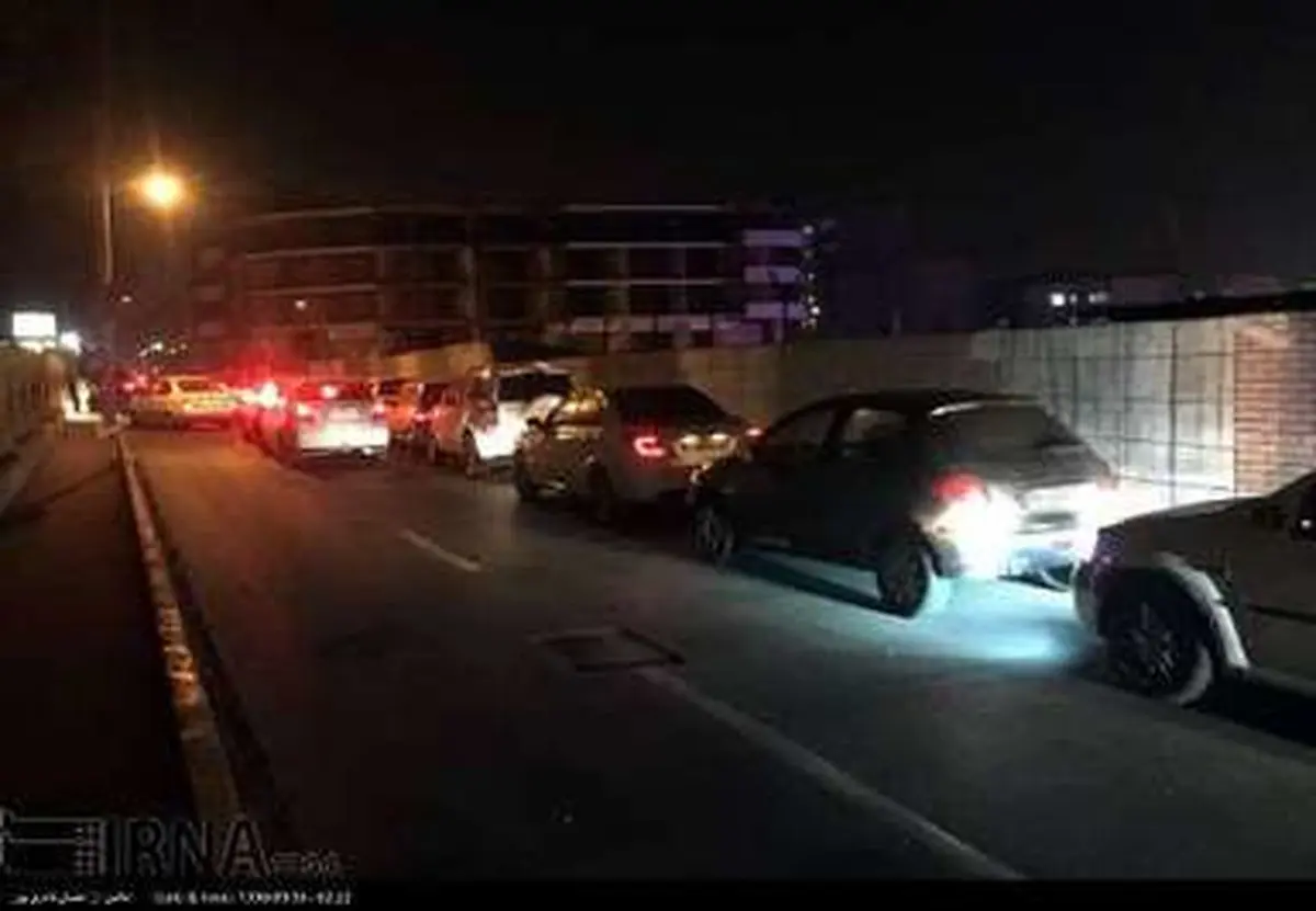 تصاویری از خیابان های تهران؛ پس از زلزله 5/2 ریشتری