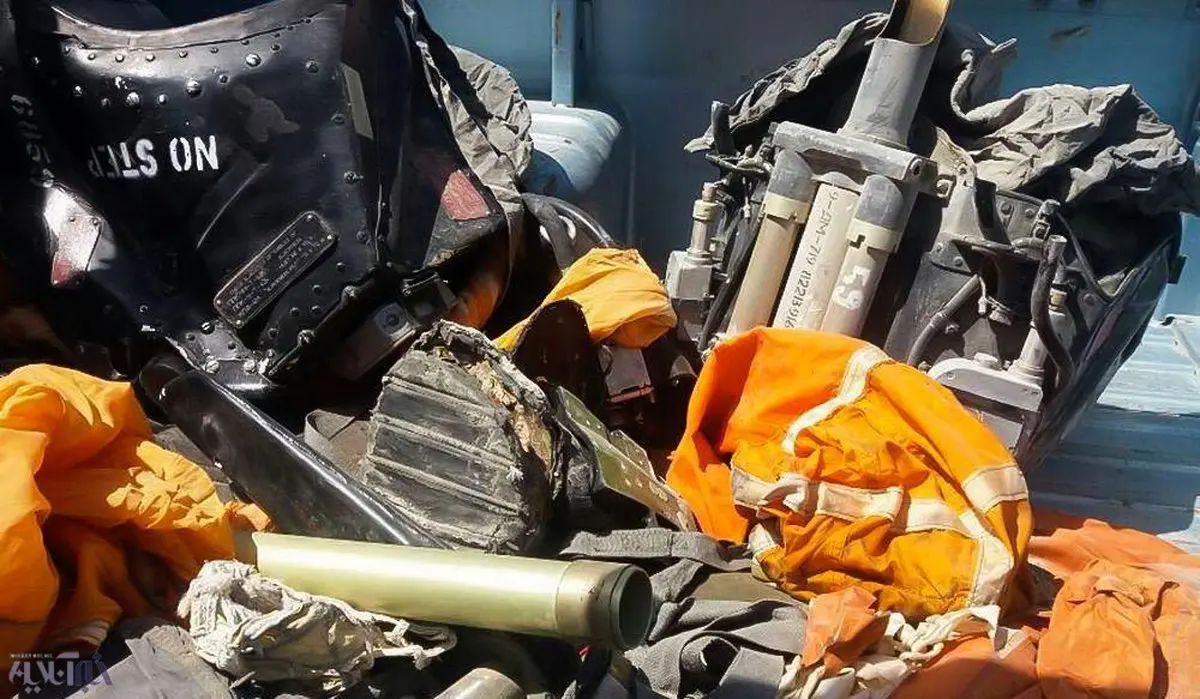 تصاویر سقوط جنگنده سوخو 24 ؛ عکس خلبان جنگنده