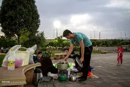 سفره های افطاری ساده/تصاویر