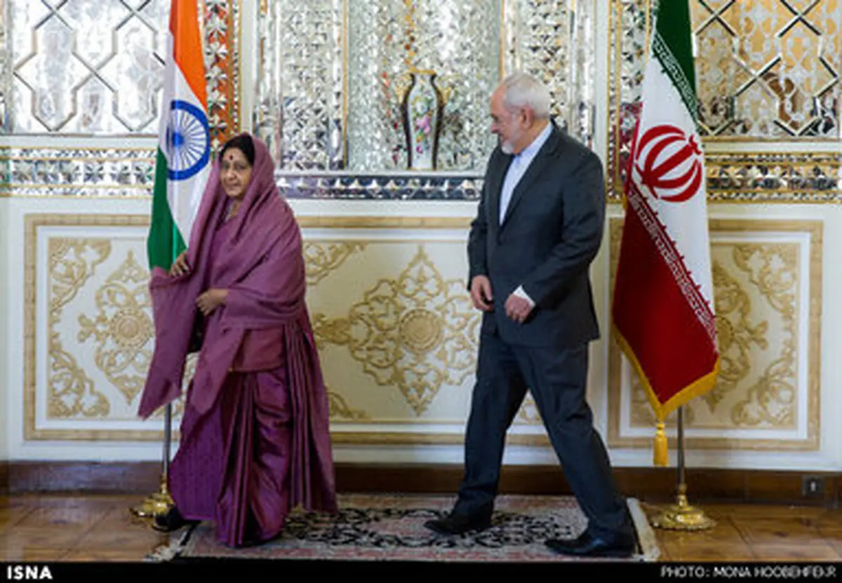 دیدار وزرای خارجه هند و ایران/ تصاویر