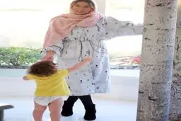 مادر و دختری فریبا نادری + عکس