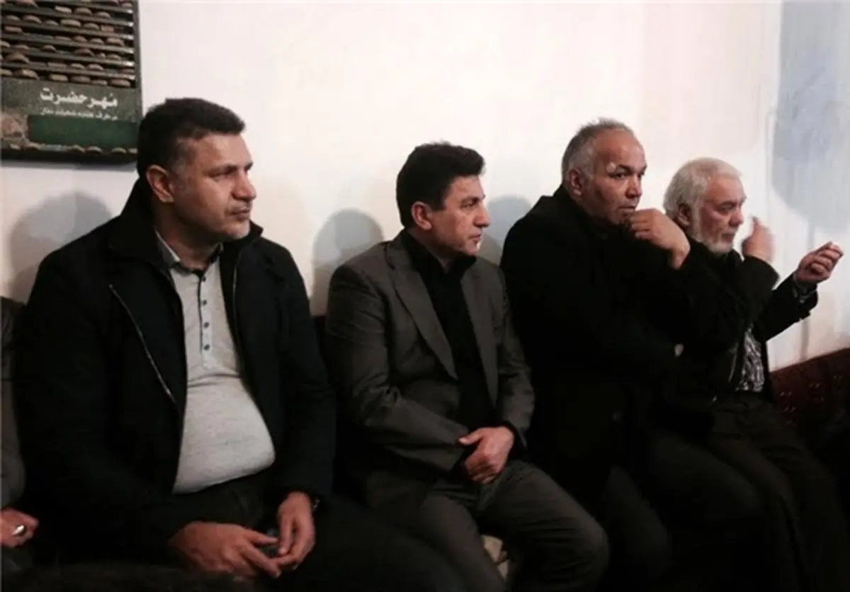 حضور دایی و قلعه‌نویی در هیأت عزاداری در ایام فاطمیه + تصاویر