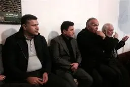 حضور دایی و قلعه‌نویی در هیأت عزاداری در ایام فاطمیه + تصاویر