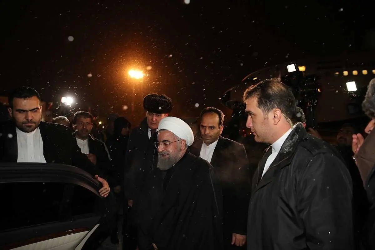 تصاویر / ورود رییس‌جمهور به آستانه پایتخت قزاقستان