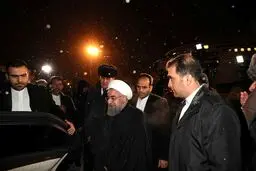 تصاویر / ورود رییس‌جمهور به آستانه پایتخت قزاقستان