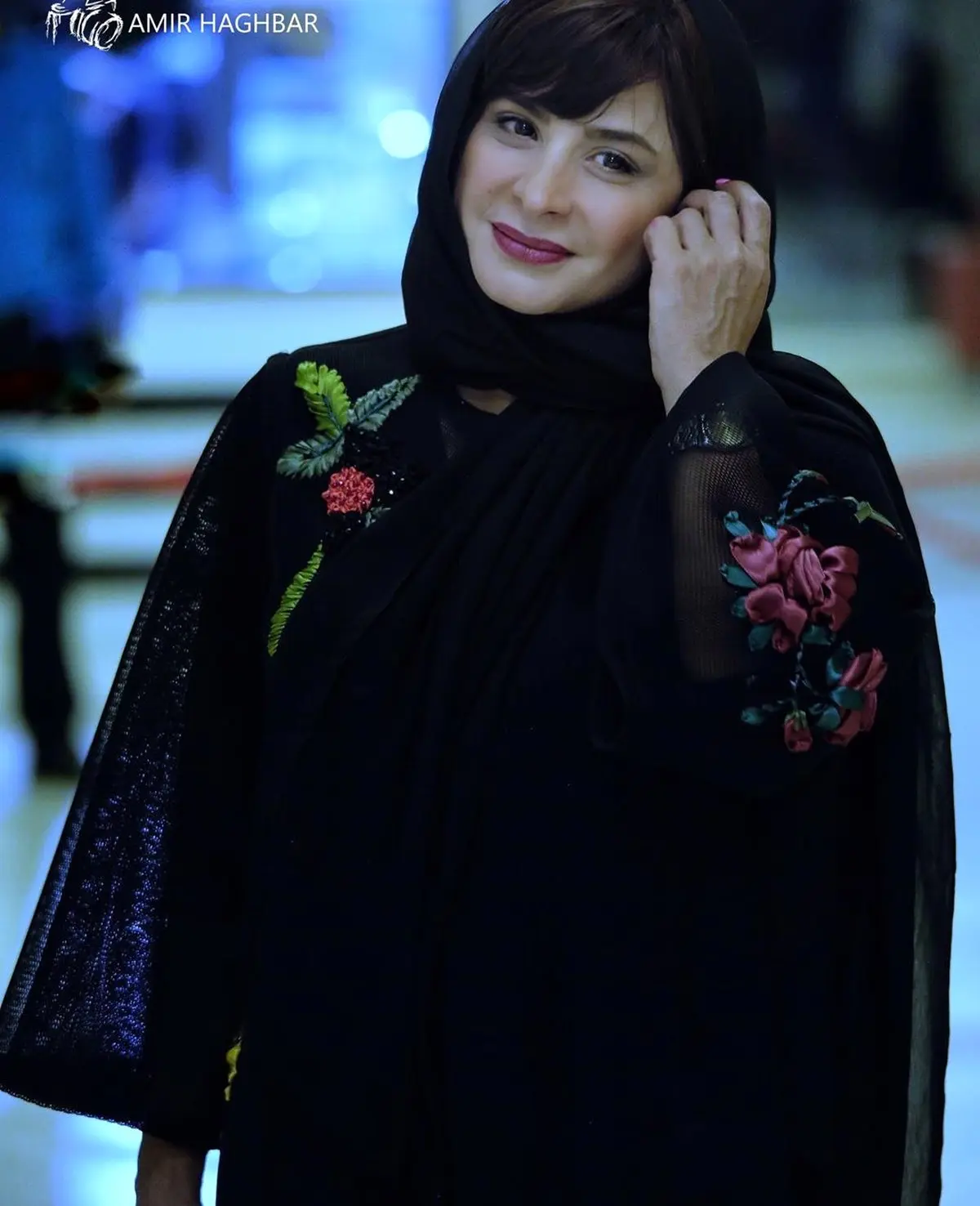 تیپ جذاب سیما تیرانداز در جشن حافظ