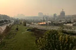 آلودگی شدید هوای تهران / عکس