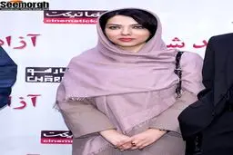 تیپ «لیلا اوتادی» در اکران فیلم «آزاد به قید شرط»