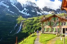 دره ای زیبا در سوئیس / تصاویر