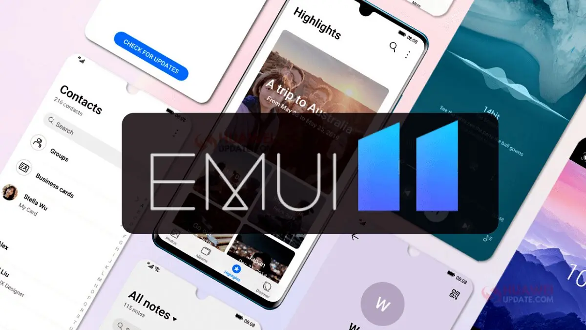 به‌روزرسانی رابط کاربری EMUI 11 هوآوی در پاییز عرضه می‌شود