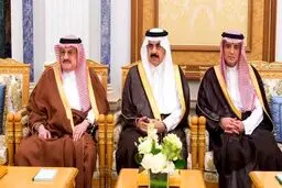 دیدار وزیر خارجه انگلیس با شاه سعودی / تصاویر