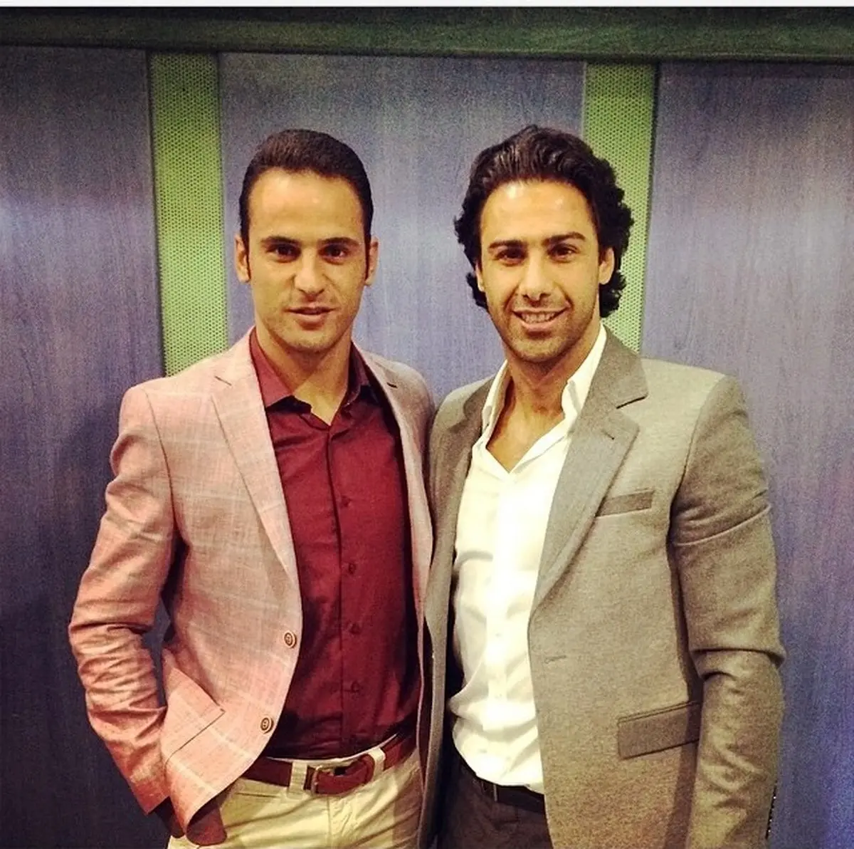 مجیدی و برهانی در كنسرت خواننده پاپ/تشويق شديد 7 و 9 استقلال + عکس