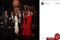 عکس خانوادگی بهترین بازیکن فوتبال سال 2017 را ببینید