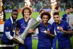 تصاویر/ قهرمانی چلسی در لیگ اروپا