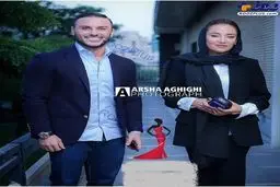 خانم بازیگر در کنار آرمین 2afm+عکس