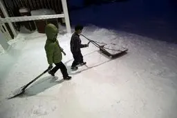 وقتی پیست‌های اسکی سوئد هم میزبان پناهجویان می‌شود! /تصاویر