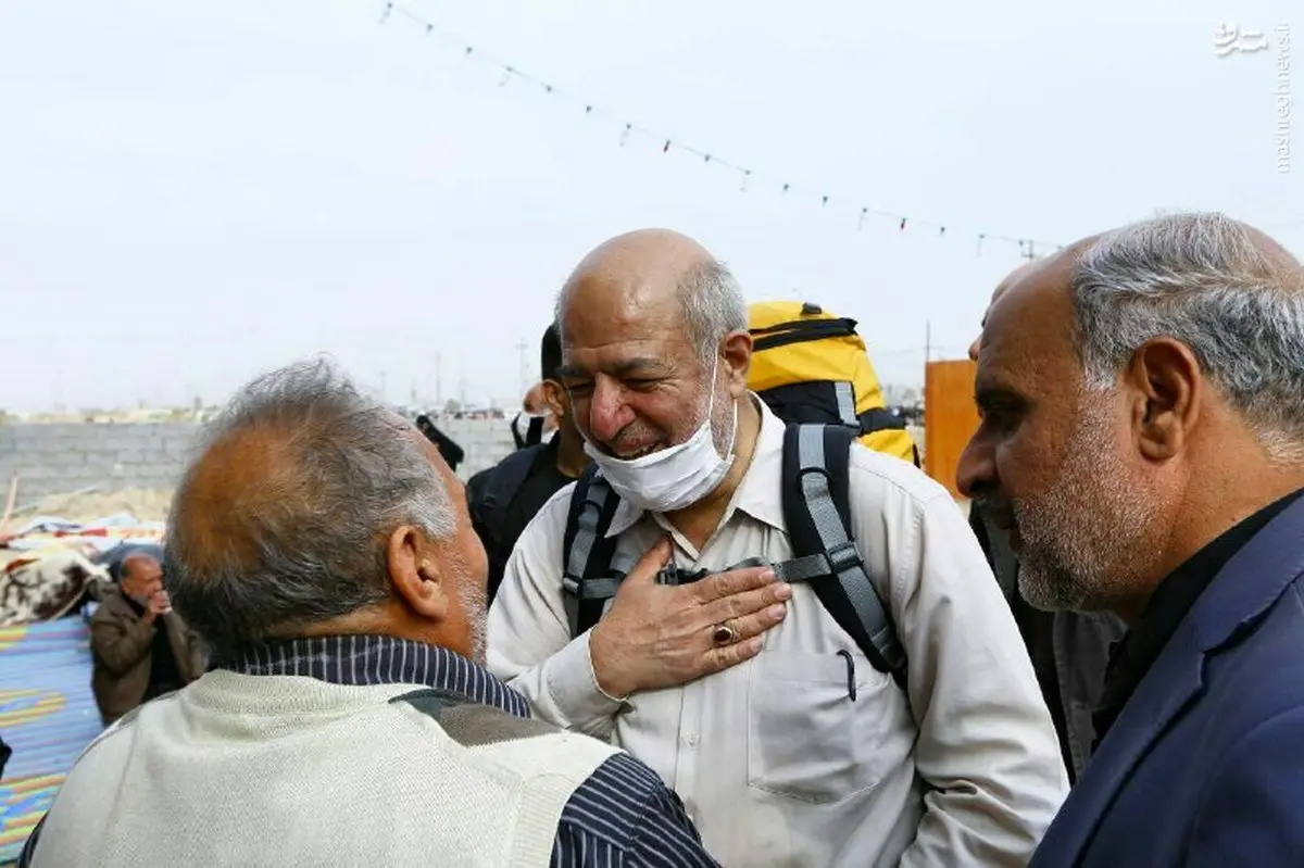 وزیر خوش اخلاق روحانی در پیاده‌روی اربعین/عکس