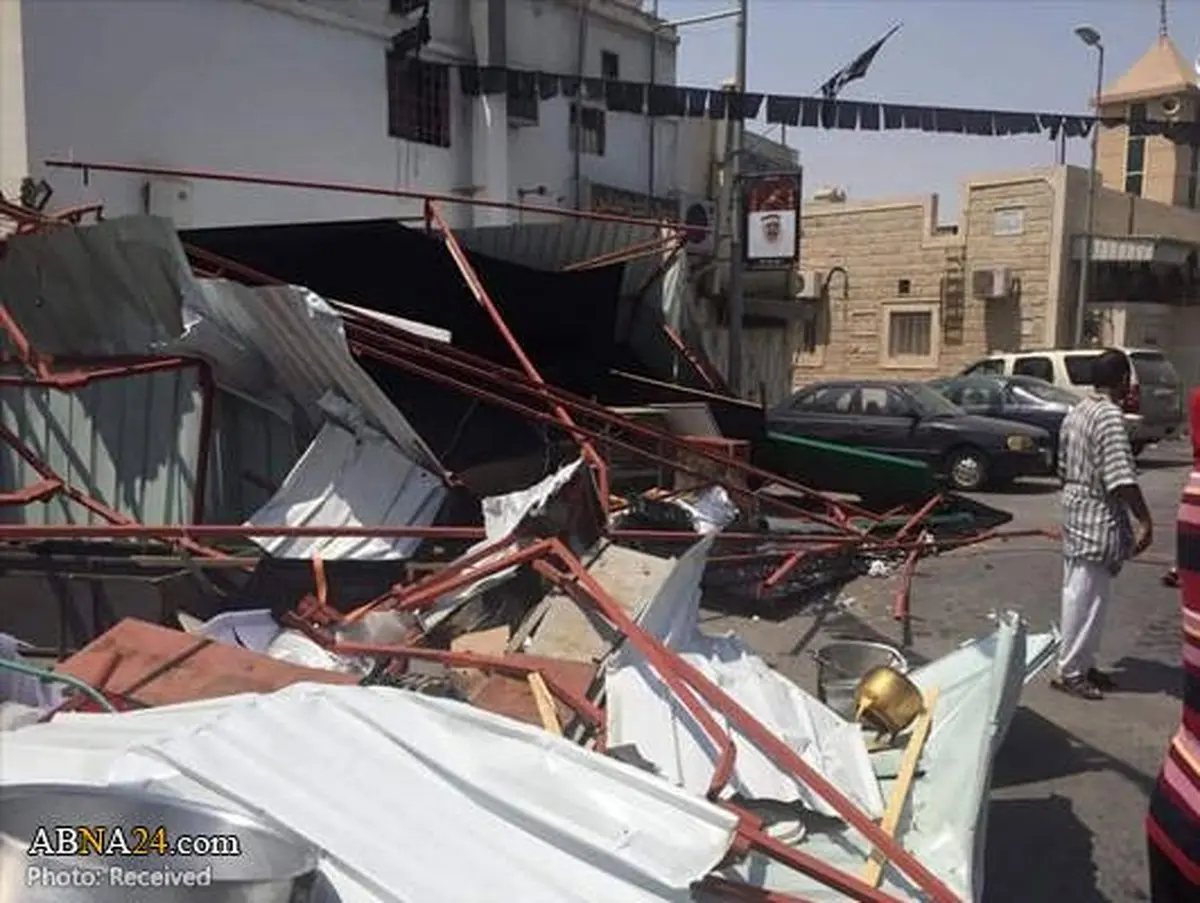 برهم زدن موکب های عزاداری توسط آل سعود / تصاویر