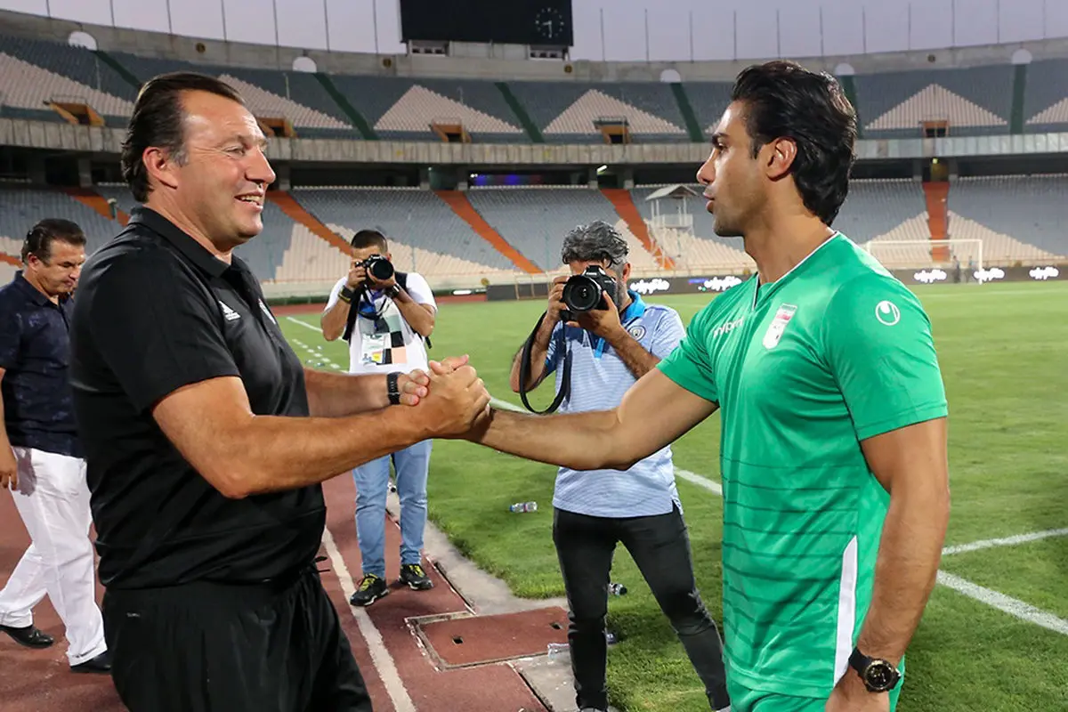 دیدار تیم ملی بزرگسالان و امید