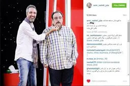 ژوله و غفوریان در شب فینال خنداونه/عکس