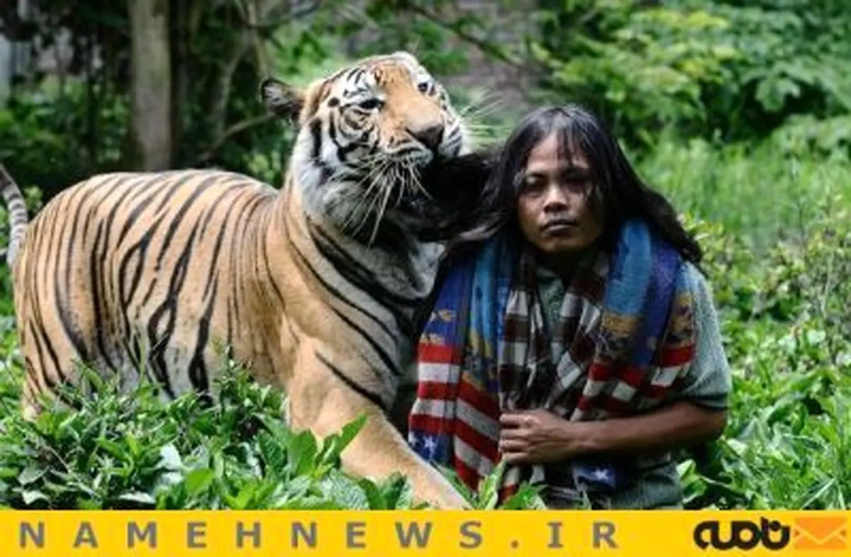 رابطه یک زن با درنده ترین مخلوق خدا+تصاویر