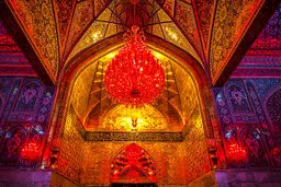 عکس / عکسی دیدنی از داخل حرم امام حسین (ع)