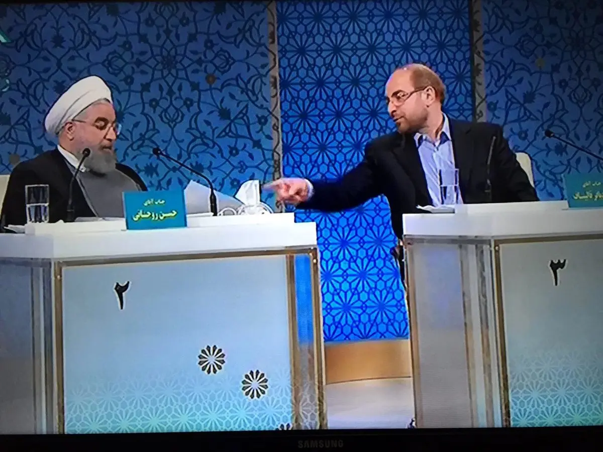 حرکت احمدی‎نژادی قالیباف در تلویزیون