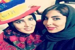 آرایش متفاوت لیلا بلوکات در یک تولد + عکس