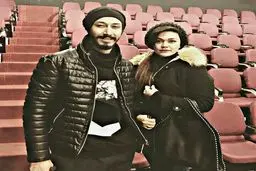 عکس دو نفره بهرام افشاری و پناه باقریان در کنار هم