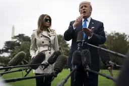 هیاهو بر سر بَدل ملانیا ترامپ؛ بانوی نخست آمریکا /رئیس جمهور آمریکا از بدل همسرش در نشست های خبری استفاده می کند؟ +تصاویر