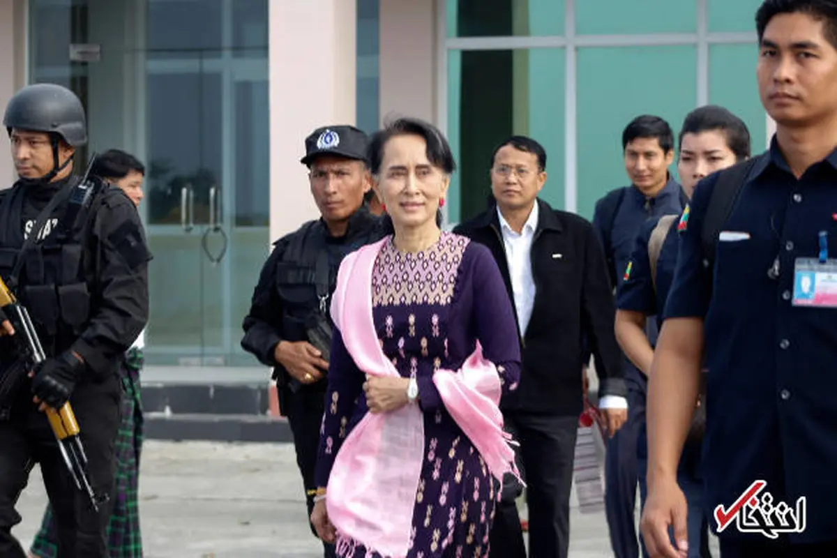 آن‎سانگ سوچی به دیدار مسلمانان روهینگیا رفت/تصاویر